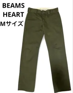【美品‼️】BEAMS HEARTビームスハート ストレートパンツ カーキMサイズ