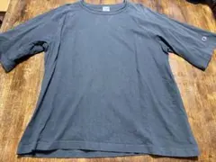 Champion T1011 Tシャツ ブラック L 五分丈