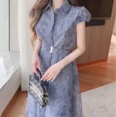 ✴︎新品未使用✴︎ 春夏ワンピース　綺麗目ワンピース　サラッと　涼しい　フリー