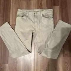 【極美品】バナナリパブリック　ベージュ スリムフィット デニムパンツ 29