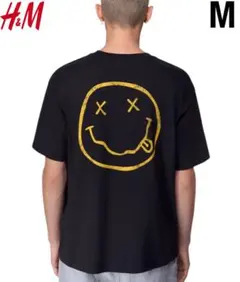 新品 H&M × ニルヴァーナ Nirvana コラボ バンドTシャツ M