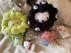 サンリオミャクミャク 推しカラー カラビナ ハンギョドン・マイメロ