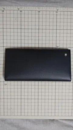 MONTBLANC 長財布 ブラック レザー 二つ折りのサムネイル