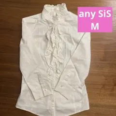 any SiS フリルブラウス　M