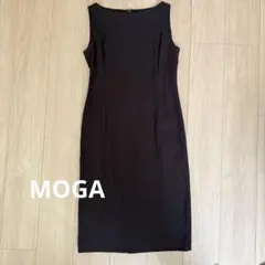 モガ MOGA ノースリーブロングタイトワンピース ブラックのサムネイル