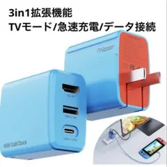 3in1拡張機能 ─ TVモード/急速充電/データ接続の統合