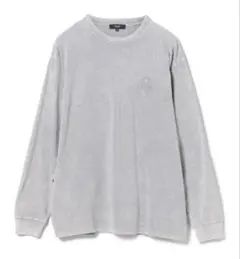 BEAMS HEART フラワー 刺繍 ロングスリーブ Tシャツ