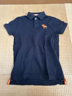Abercrombie & Fitch ネイビー ポロシャツ M