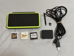 ニンテンドー New 2DS LL 本体 ブラック×ライム 動作確認済