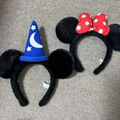 ミッキー・ミニー カチューシャセット