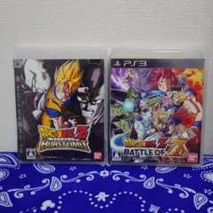 【PS3】　2枚セット　ドラゴンボールZ　バーストリミット　BATTLE OF