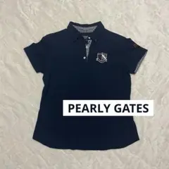 PEARLY GATES ネイビー ポロシャツ サイズ2