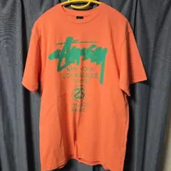 Stussy オレンジ Tシャツ Lサイズ