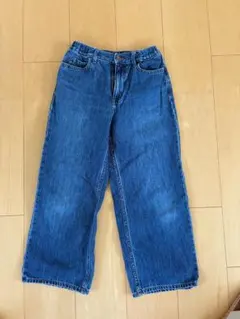 ユニクロ ワイドフィットジーンズ ファスナー付 130