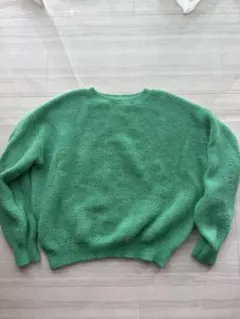 MICA & DEAL グリーン ニットセーター 長袖のサムネイル
