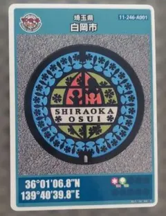 新潟県 長岡市 記念カード マンホールカード 初期ロット F001 長岡花火
