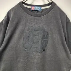 CHAPS　半袖　Tシャツ　M　フェード　ビッグロゴ　同色ロゴ　レア　古着MIX
