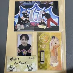 M!LK 吉田仁人 4点セット（アクスタ、トレカ、ステッカー、写真）