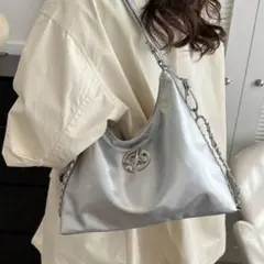 【毎日発送】SHEIN ショルダーバッグ リュック シルバー2way