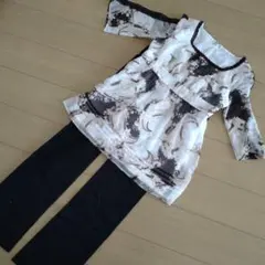 brigitte チュニック 黒パンツ　11号　2点