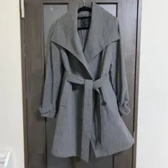 UNTITLED アンタイトル ビッグカラーコート グレー