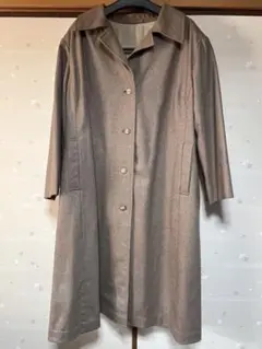 薄茶色ロングコート（手縫い）