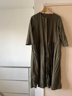 ren様専用 ネストローブ nest robe リネンギャザースモックワンピース