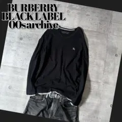 00s Burberry shadow striped l/s tee y2k