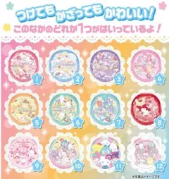 サンリオ　キラキラBIG缶バッジ　食玩　ランダム