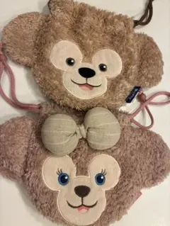 ディズニー　ダッフィー　シェリーメイ　巾着　ポーチ