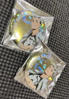 ハイキュー 主将 ホログラム缶バッジ ホログラム ホロ 缶バッジ 木兎光太郎