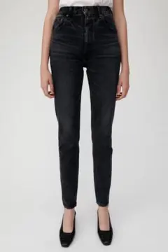 moussy MVS SKINNY ブラックスキニーデニム 26