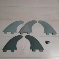 FCS M5 G1000 サーフボードフィン トライフィン　クアッド　5枚セット