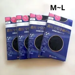 fukuske デイリー満足　タイツ　段階着圧設計タイプ4足