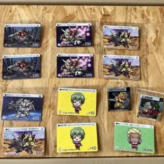 カードダスガンダムセレクション カード 元祖sdガンダムスナックII 13点