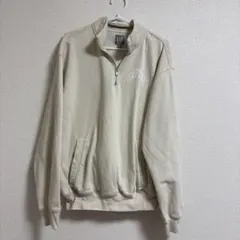 GAP ハーフジップ スウェット トレーナー GAP1969 ベージュ