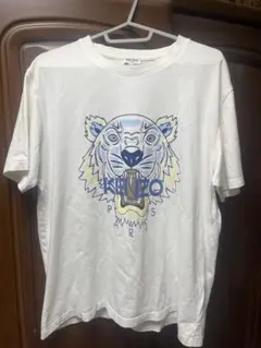 KENZO ケンゾー　タイガーロゴ　メンズ　Tシャツ　ホワイト