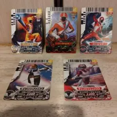 ダイスオー カード5枚セット スーパー戦隊カード ★まとめ買い割引きアリ