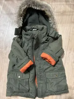 h&m ファー付きアウター