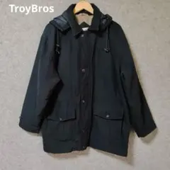 TroyBrosフード付き ネイビージャケット モッズコートのサムネイル