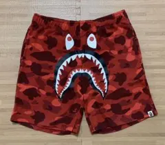 ★激レア★ APE シャーク ハーフパンツ L スウェット ショーツ kawsのサムネイル