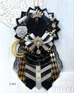 痛ロゼット ロゼット 銀 黒 推し活 推し事