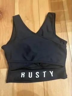 RUSTY レディース 水着 トップス Lサイズ ブラックのサムネイル