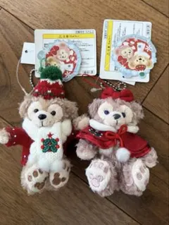 ダッフィー &シェリーメイ　クリスマス　マスコット