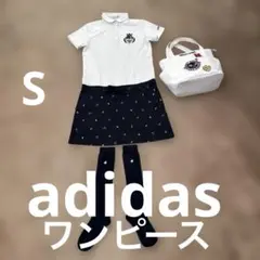 adidas アディダスゴルフ レディース ワンピース セット　白紺　S