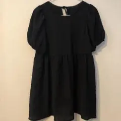 辻希美 アンジュシャルム　バックリボン ブラックチュニック