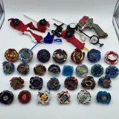 ベイブレードバースト　その他　まとめ売り　27個セット　ランチャー付