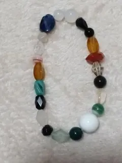 ち*る様 天然石ビーズブレスレット