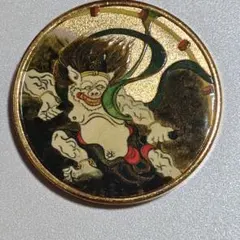 記念メダル　国宝展　雷神