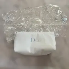 【新品未使用】ディオール Dior ノベルティ ポーチ ホワイト 白